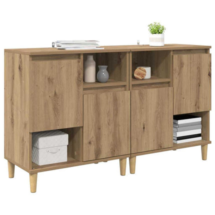 Skåp 2 pcs Artisan Ek 60 x 35 x 70 cm Konstruerat trä