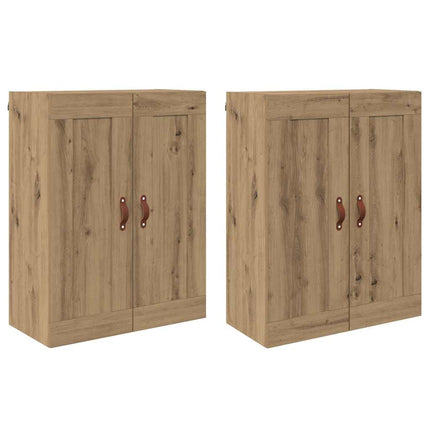 Väggmonterat skåp 2 pcs Artisan Ek 69,5 x 34 x 90 cm