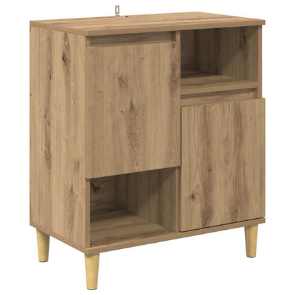 Skåp 3 pcs Artisan Ek 60 x 35 x 70 cm Konstruerat trä