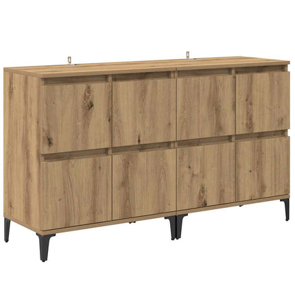 Skåp 2 pcs Artisan Ek 60 x 35 x 70 cm Konstruerat trä