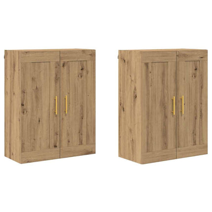 Väggmonterat skåp 2 pcs Artisan Ek 69,5 x 34 x 90 cm