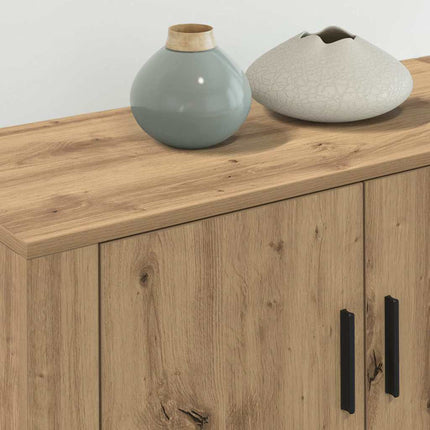 Väggmonterad TV-byrå Set 3 pcs Artisan Ek 80 x 34,5 x 40 cm