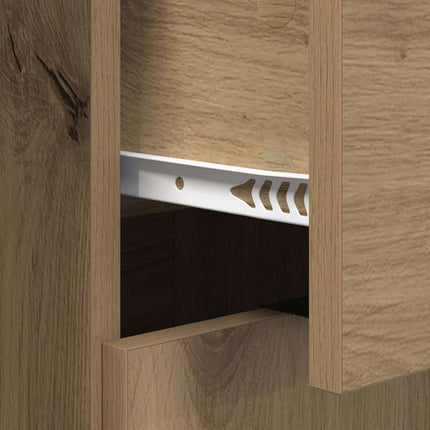 Skåp 2 pcs Artisan Ek 60 x 30 x 70 cm Konstruerat trä