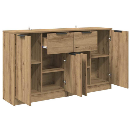Skåp 2 pcs Artisan Ek 60 x 30 x 70 cm Konstruerat trä