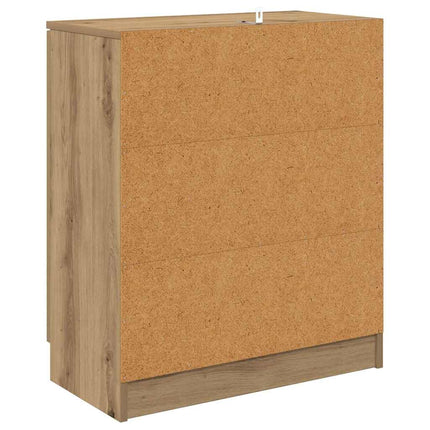 Skåp 2 pcs Artisan Ek 60 x 30 x 70 cm Konstruerat trä