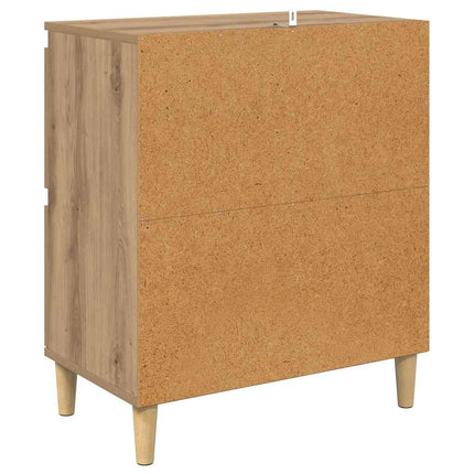 Skåp 2 pcs Artisan Ek 60 x 35 x 70 cm Konstruerat trä