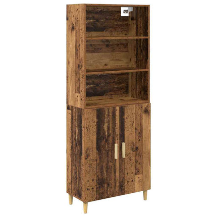 Skåp Gammalt trä 69,5 x 32,5 x 180 cm Konstruerat trä