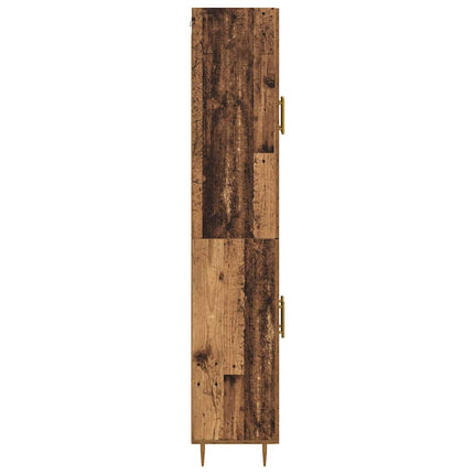 Skåp Gammalt trä 69,5 x 34 x 180 cm Konstruerat trä
