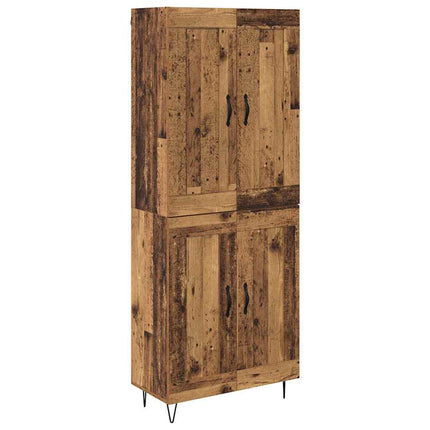 Skåp Gammalt trä 69,5 x 34 x 180 cm Konstruerat trä