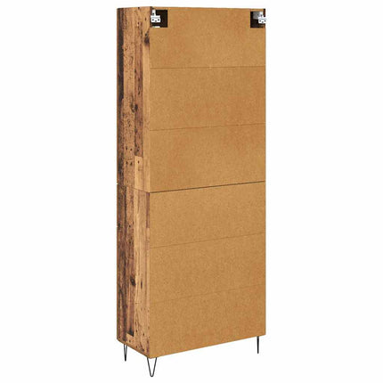 Skåp Gammalt trä 69,5 x 34 x 180 cm Konstruerat trä