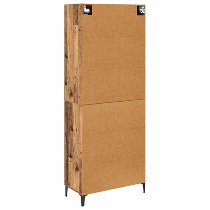 Skåp Gammalt trä 69,5 x 34 x 180 cm Konstruerat trä