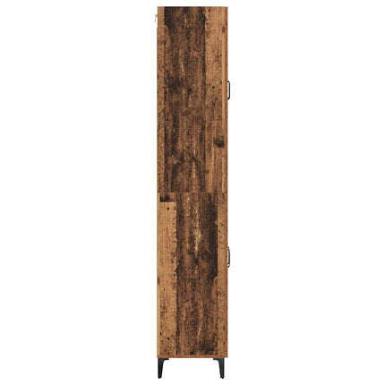 Skåp Gammalt trä 69,5 x 34 x 180 cm Konstruerat trä