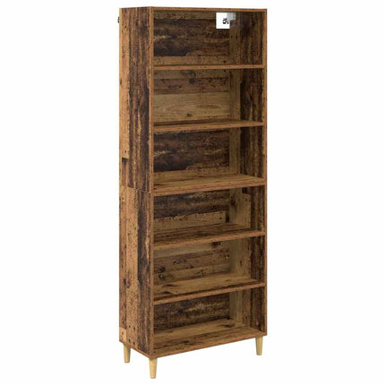 Skåp Gammalt trä 69,5 x 32,5 x 180 cm Konstruerat trä