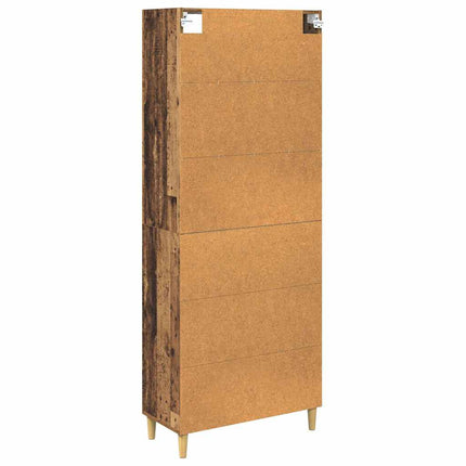 Skåp Gammalt trä 69,5 x 32,5 x 180 cm Konstruerat trä