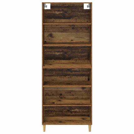 Skåp Gammalt trä 69,5 x 32,5 x 180 cm Konstruerat trä