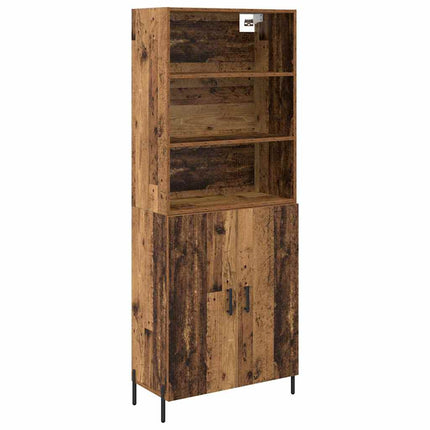 Skåp Gammalt trä 69,5 x 32,5 x 180 cm Konstruerat trä