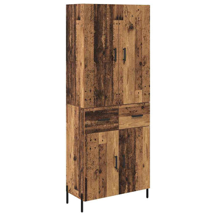 Skåp Gammalt trä 69,5 x 34 x 180 cm Konstruerat trä