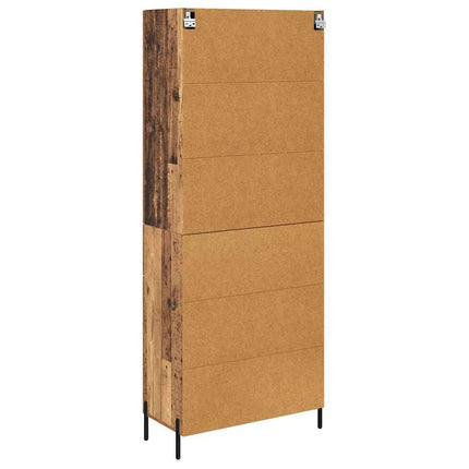Skåp Gammalt trä 69,5 x 34 x 180 cm Konstruerat trä