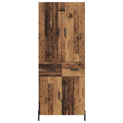 Skåp Gammalt trä 69,5 x 34 x 180 cm Konstruerat trä