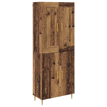Skåp Gammalt trä 69,5 x 34 x 180 cm Konstruerat trä