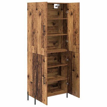 Skåp Gammalt trä 69,5 x 34 x 180 cm Konstruerat trä