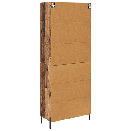 Skåp Gammalt trä 69,5 x 34 x 180 cm Konstruerat trä