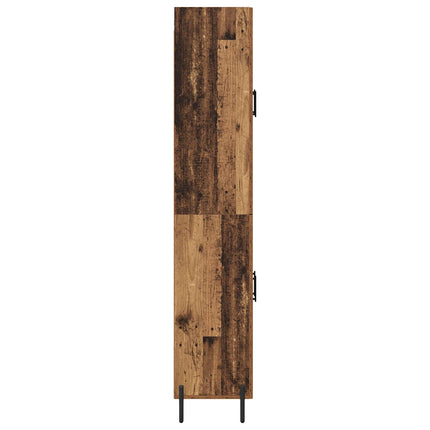 Skåp Gammalt trä 69,5 x 34 x 180 cm Konstruerat trä