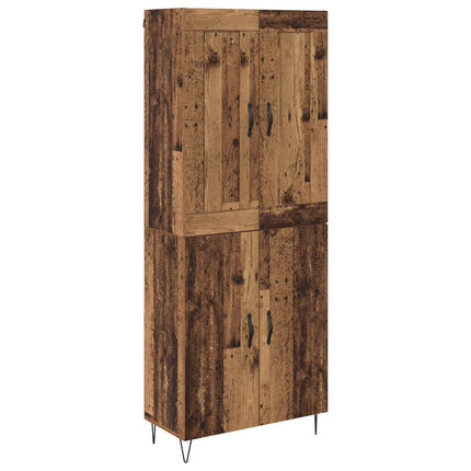 Skåp Gammalt trä 69,5 x 34 x 180 cm Konstruerat trä
