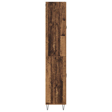Skåp Gammalt trä 69,5 x 34 x 180 cm Konstruerat trä