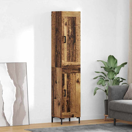 Skåp Gammalt trä 34,5 x 34 x 180 cm Konstruerat trä