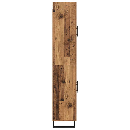 Skåp Gammalt trä 69,5 x 34 x 180 cm Konstruerat trä