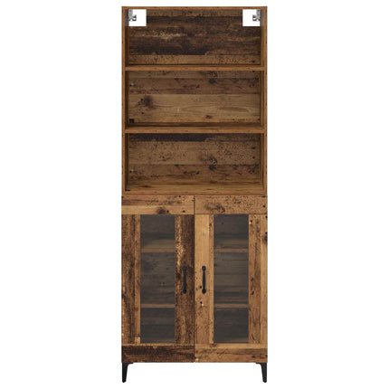 Skåp Gammalt trä 69,5 x 34 x 180 cm Konstruerat trä