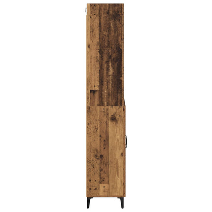 Skåp Gammalt trä 69,5 x 34 x 180 cm Konstruerat trä