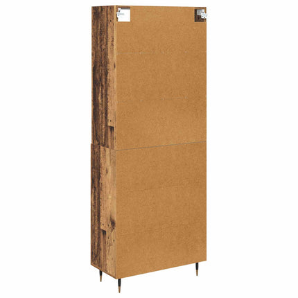 Skåp Gammalt trä 69,5 x 34 x 180 cm Konstruerat trä