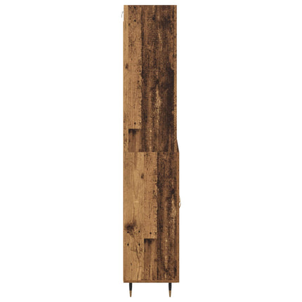Skåp Gammalt trä 69,5 x 34 x 180 cm Konstruerat trä