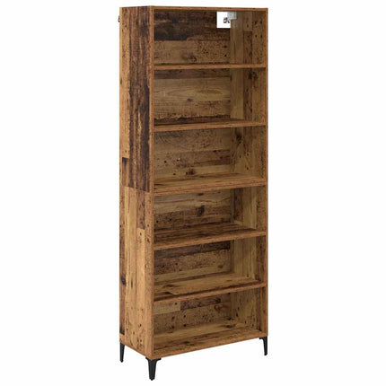 Skåp Gammalt trä 69,5 x 34 x 180 cm Konstruerat trä