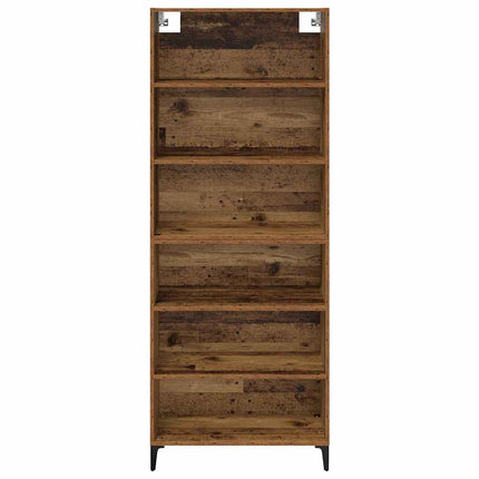 Skåp Gammalt trä 69,5 x 34 x 180 cm Konstruerat trä
