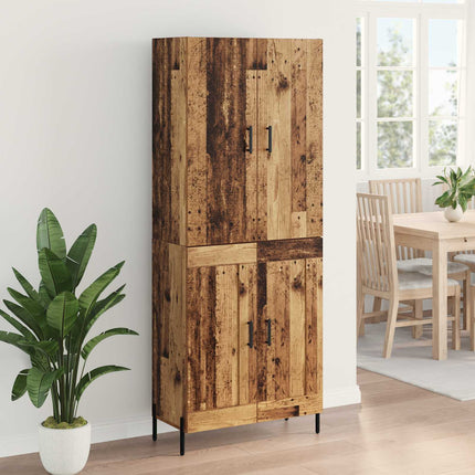 Skåp Gammalt trä 69,5 x 34 x 180 cm Konstruerat trä