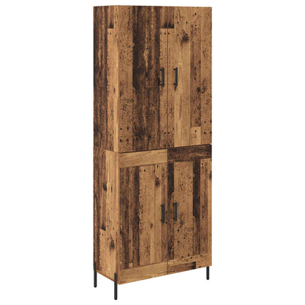 Skåp Gammalt trä 69,5 x 34 x 180 cm Konstruerat trä