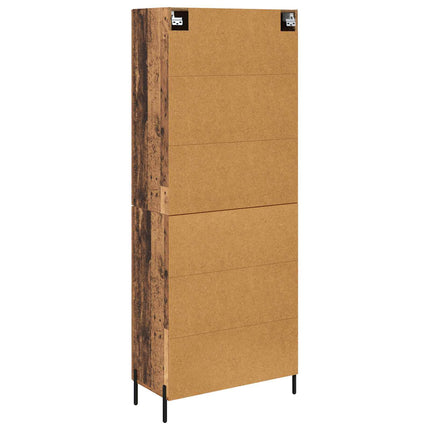 Skåp Gammalt trä 69,5 x 34 x 180 cm Konstruerat trä