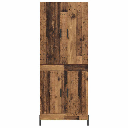 Skåp Gammalt trä 69,5 x 34 x 180 cm Konstruerat trä