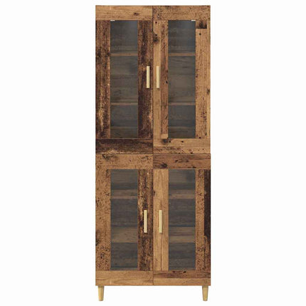 Skåp Gammalt trä 69,5 x 34 x 180 cm Konstruerat trä