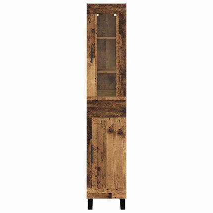 Skåp Gammalt trä 34,5 x 34 x 180 cm Konstruerat trä