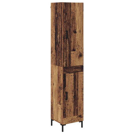 Skåp Gammalt trä 69,5 x 34 x 180 cm Konstruerat trä