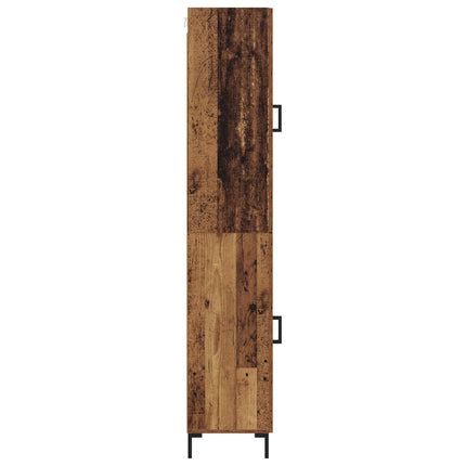 Skåp Gammalt trä 69,5 x 34 x 180 cm Konstruerat trä