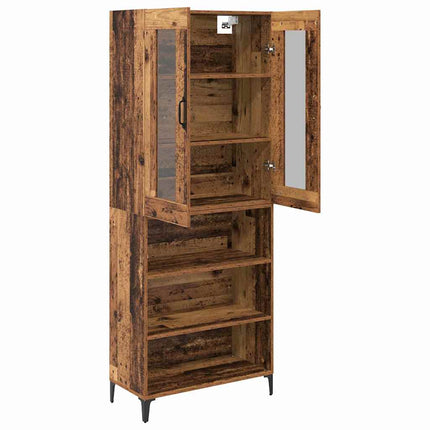 Skåp Gammalt trä 69,5 x 34 x 180 cm Konstruerat trä