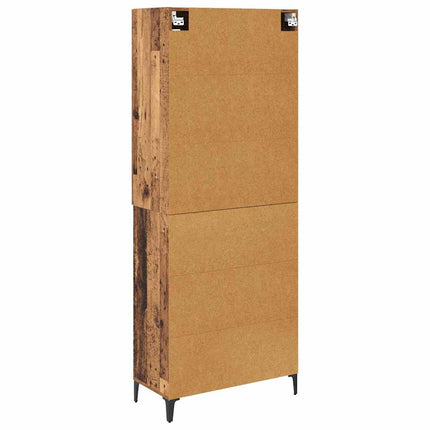 Skåp Gammalt trä 69,5 x 34 x 180 cm Konstruerat trä
