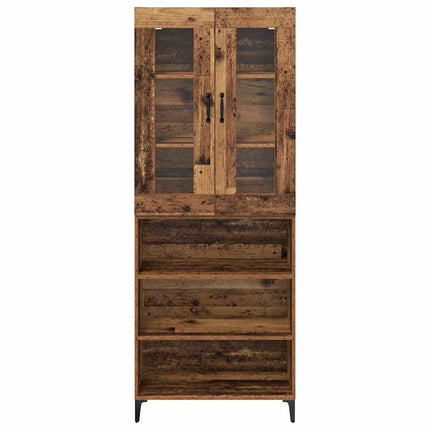Skåp Gammalt trä 69,5 x 34 x 180 cm Konstruerat trä