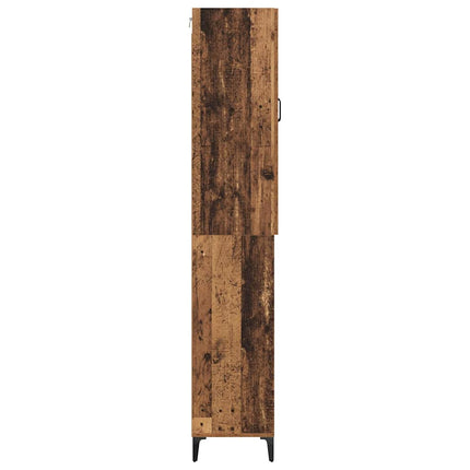 Skåp Gammalt trä 69,5 x 34 x 180 cm Konstruerat trä