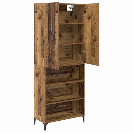 Skåp Gammalt trä 69,5 x 34 x 180 cm Konstruerat trä